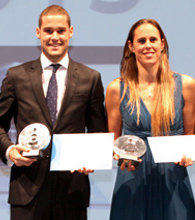 Mario Suárez y Amaya Valdemoro, Premios del Deporte "Ciudad de Alcobendas" 