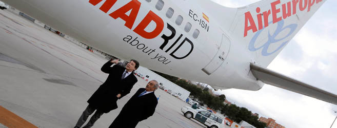 La Comunidad inicia una campaña de promoción de Madrid con Air Europa que llegará a 4 millones de pasajeros