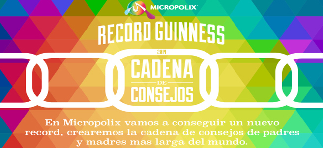 En Micropolix, el 30 de marzo, gran evento para conseguir el Récord Guinness de "la cadena de consejos de padres más larga del mundo"