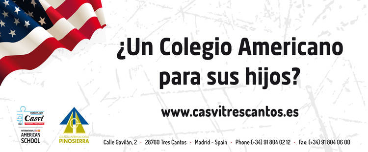 Eurocolegio Casvi Pinosierra - Tres Cantos abre su plazo de matrículas 
 
 
 
