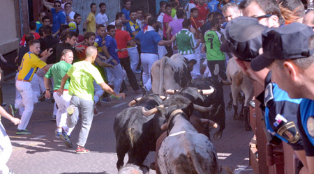 Mayor participación en el segundo encierro de Sanse