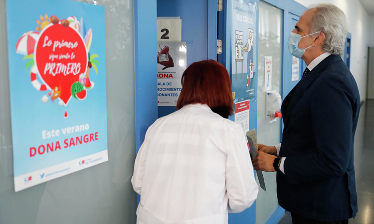 La Comunidad anima a los madrileños a que donen sangre para alcanzar las 5.000 donaciones esta semana