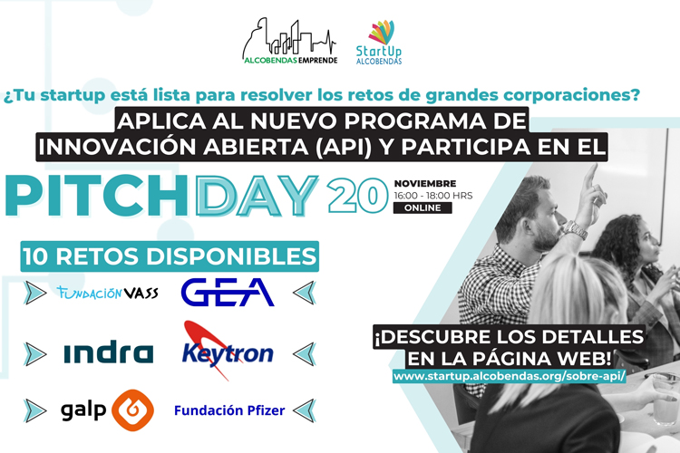 Abierta nueva convocatoria del Programa de Innovación Abierta (API) de Startup Alcobendas