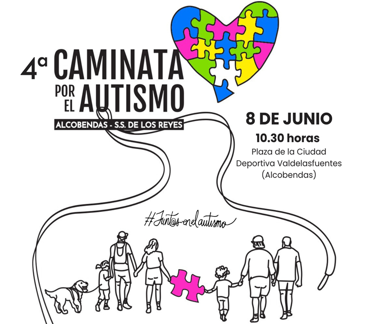 La 4º caminata por el Autismo de la Fundación ConecTEA se celebrará el próximo 8 de junio en Sanse y Alcobendas