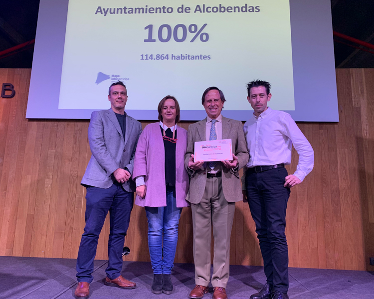 El Ayuntamiento de Alcobendas recibe el Sello Infoparticipa a la Calidad y la Transparencia