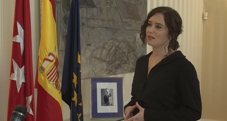 Díaz Ayuso reclama el traslado al Senado del trabajo de las videoconferencias de presidentes para abordar la evolución del COVID-19
