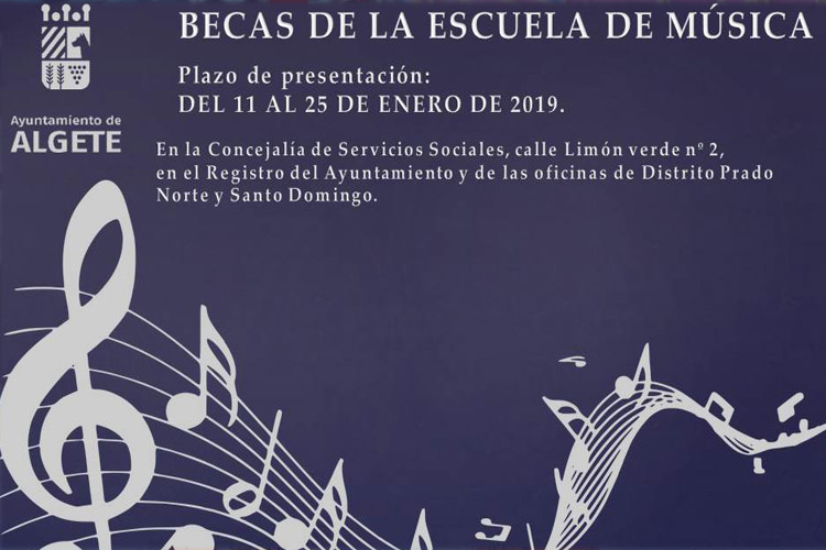 Algete abre el plazo para las becas de la Escuela Municipal de Música y Danza “Andrés Segovia”