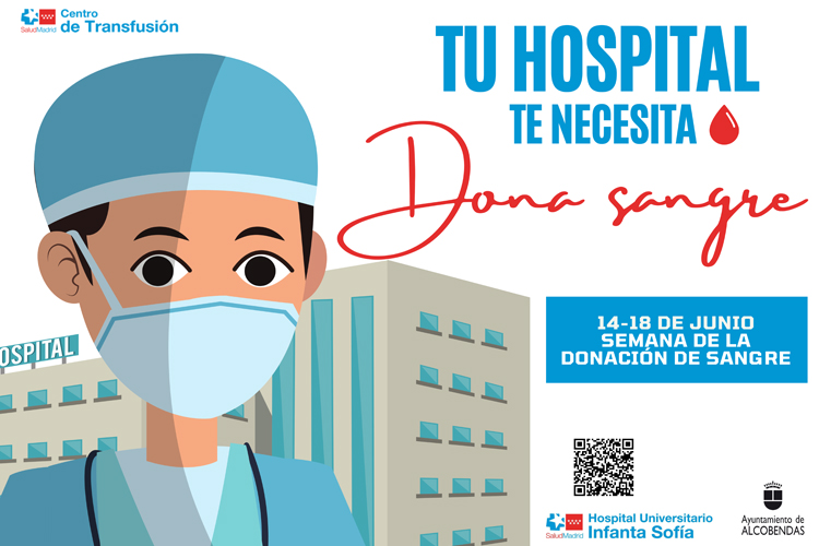 El Hospital Universitario Infanta Sofía se suma a la Semana de la Donación de Sangre “Tu Hospital te necesita. Dona sangre”
