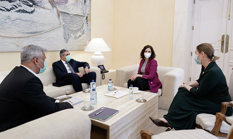 Díaz Ayuso estudia con la OMT convertir Madrid en uno de los primeros destinos turísticos del mundo con protocolo COVID-19