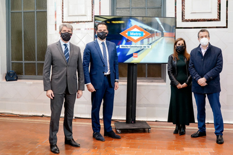 Aguado anuncia que la estación de Metro de Atocha Renfe pasará a denominarse Atocha Constitución del 78