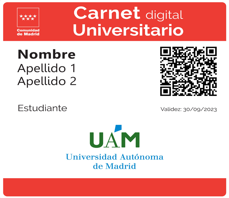 La Comunidad de Madrid estrena hoy el carnet universitario que podrán obtener gratuitamente más de 400.000 personas