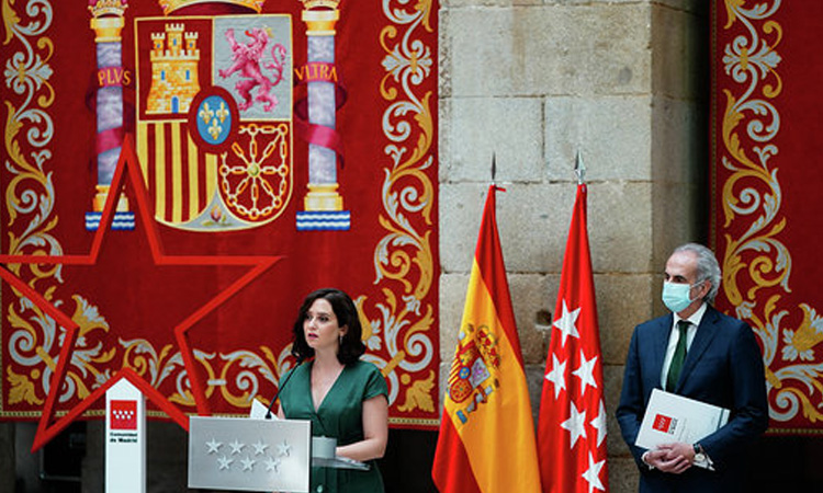 Díaz Ayuso activa una Estrategia frente a la COVID-19 para que Madrid no se pare