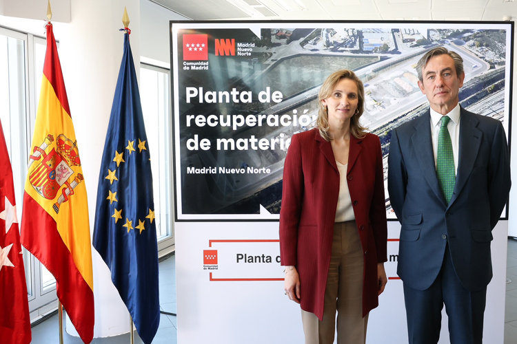 La Comunidad reutilizará 800.000 toneladas de residuos de Madrid Nuevo Norte con la nueva planta de tratamiento de materiales 