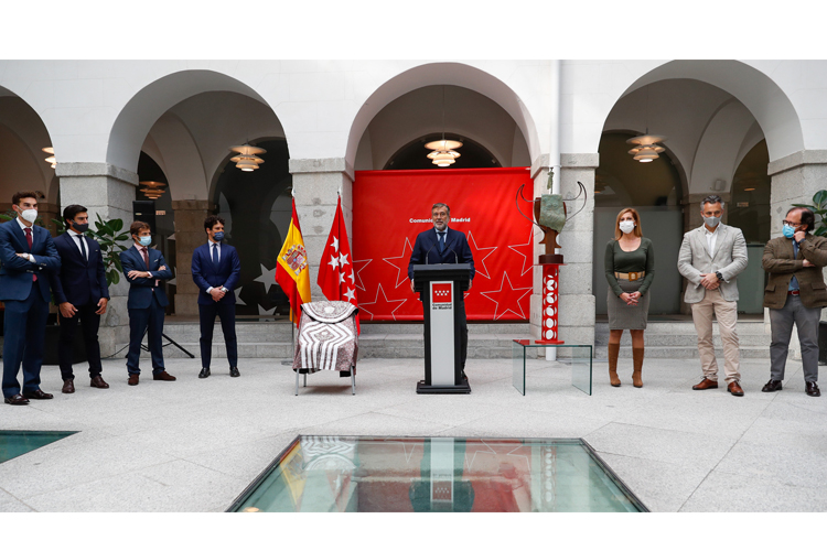 La Comunidad de Madrid cumplirá con la ley y defenderá la Tauromaquia como Patrimonio Cultural de los españoles