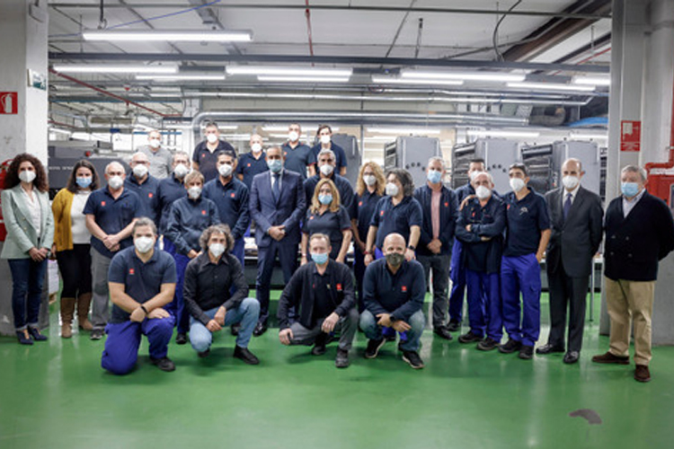 La Comunidad de Madrid agradece a los trabajadores del BOCM su labor durante los peores meses de la pandemia por coronavirus