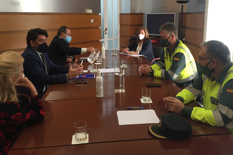 La Comunidad se reúne con la Agrupación de Tráfico de la Guardia Civil de Madrid