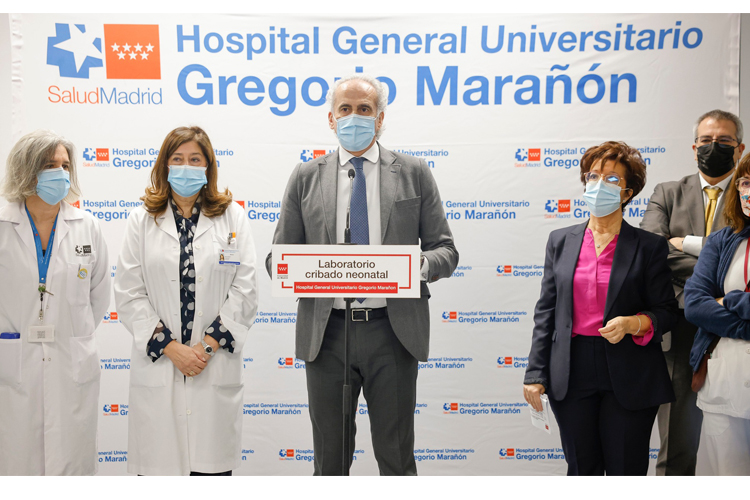 La Comunidad de Madrid estrena el Laboratorio del Programa de Salud Pública de Cribado Neonatal en el Hospital Gregorio Marañón