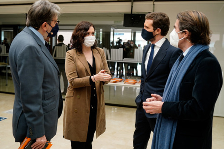 Díaz Ayuso asiste al Aula de Liderazgo del Instituto Atlántico de Gobierno y la Universidad Francisco de Vitoria