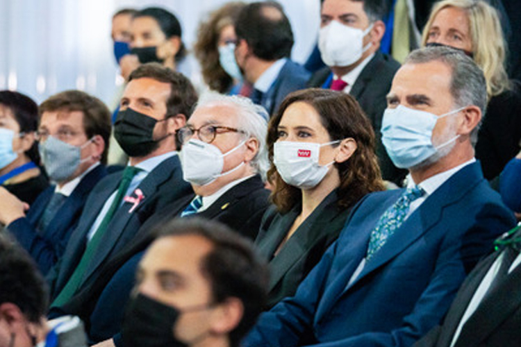 Isabel Díaz Ayuso asiste a la inauguración de la nueva sede del IE Business School