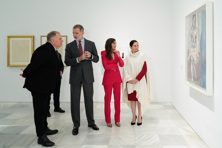 Díaz Ayuso asiste a la inauguración de la exposición “Picasso 1906. La gran transformación”, presidida por Sus Majestades Los Reyes 