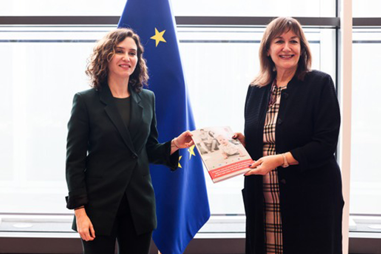 Díaz Ayuso traslada su preocupación por que Europa afronte el reto de la natalidad