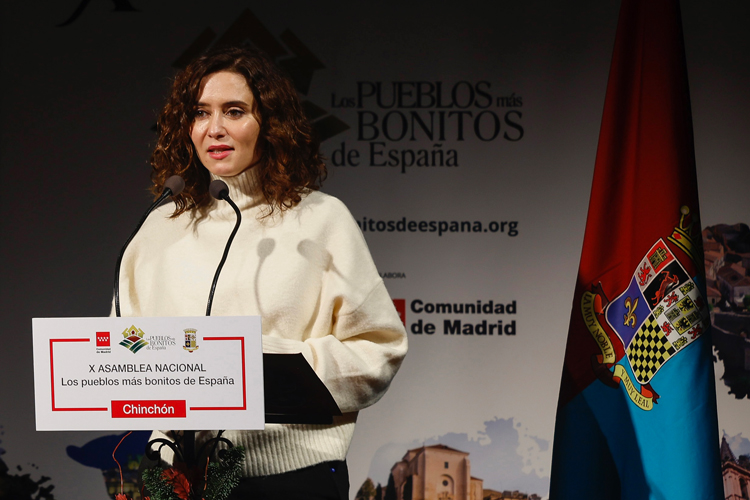 Díaz Ayuso reivindica el papel de los pueblos de la “España fiel y real” y el trabajo de Madrid para luchar contra la despoblación