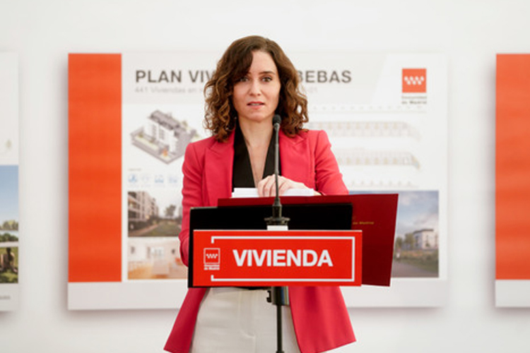 Díaz Ayuso anuncia para el próximo trimestre el inicio de obras de las primeras promociones del Plan VIVE con viviendas de alquiler a precio más asequible