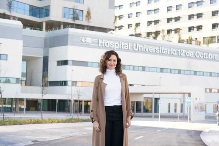 Díaz Ayuso anuncia el final de las obras del nuevo edificio del Hospital público 12 de Octubre, “el gran proyecto europeo, un hito arquitectónico y asistencial”