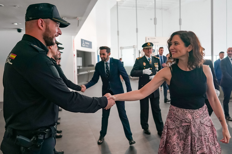 Díaz Ayuso participa en el acto de reconocimiento a las Fuerzas y Cuerpos de Seguridad del Estado