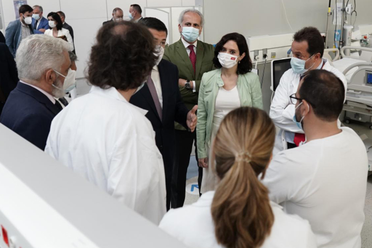 La Presidenta Díaz Ayuso presenta a Europa el Enfermera Isabel Zendal como el “Hospital al Servicio de los demás Hospitales”
