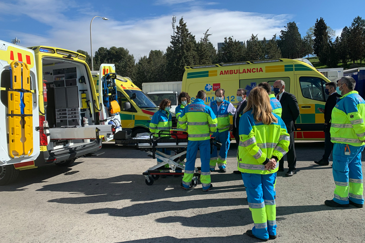 El SUMMA 112 renueva su flota de ambulancias de UVI móvil con tecnología sanitaria de última generación y vehículos menos contaminantes