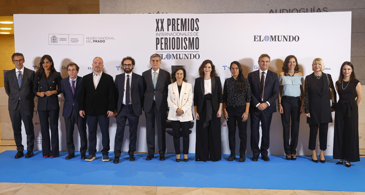 La Presidenta de la Comunidad de Madrid asistió ayer a los XX Premios Internacionales de Periodismo de El Mundo