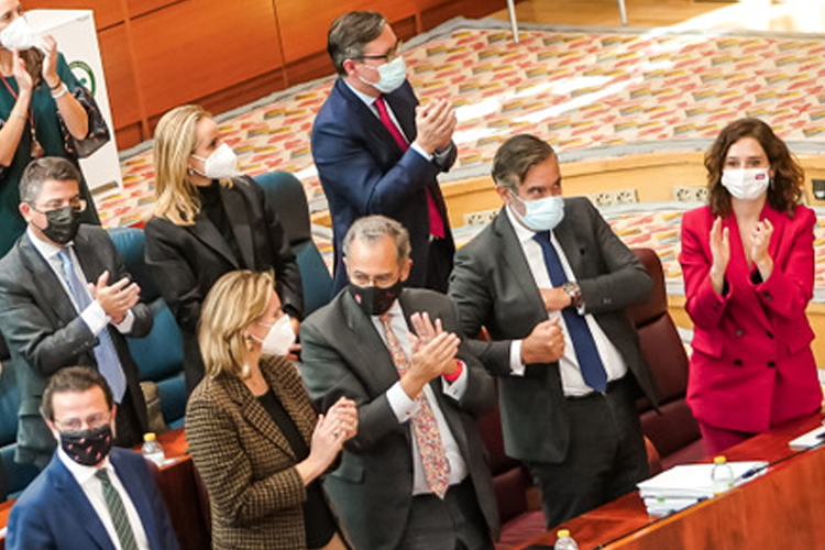 La Comunidad de Madrid saca adelante los Presupuestos de 2022 para avanzar en la recuperación económica y la atención a las familias