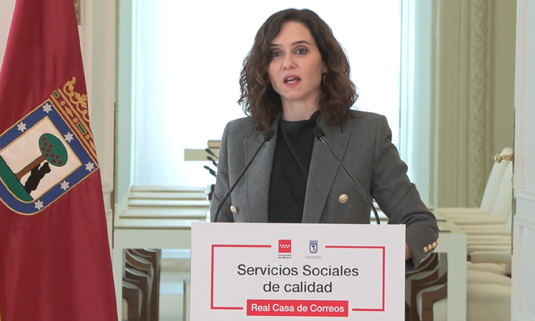 Díaz Ayuso anuncia un aumento de la capacidad de sus cuatro comedores sociales hasta las 1.216 plazas