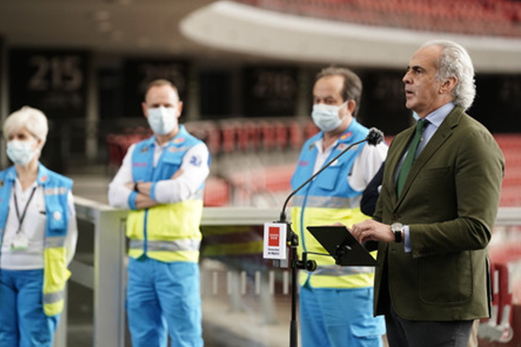 La Comunidad de Madrid comienza a vacunar la próxima semana frente al COVID-19 a población de 77, 78 y 79 años en los centros de salud