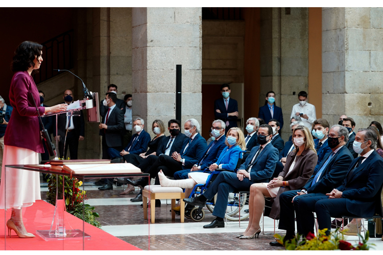 Díaz Ayuso a los consejeros de su Gobierno: “España nos mira con esperanza y con ilusión y, por eso, debemos estar a la altura una vez más”