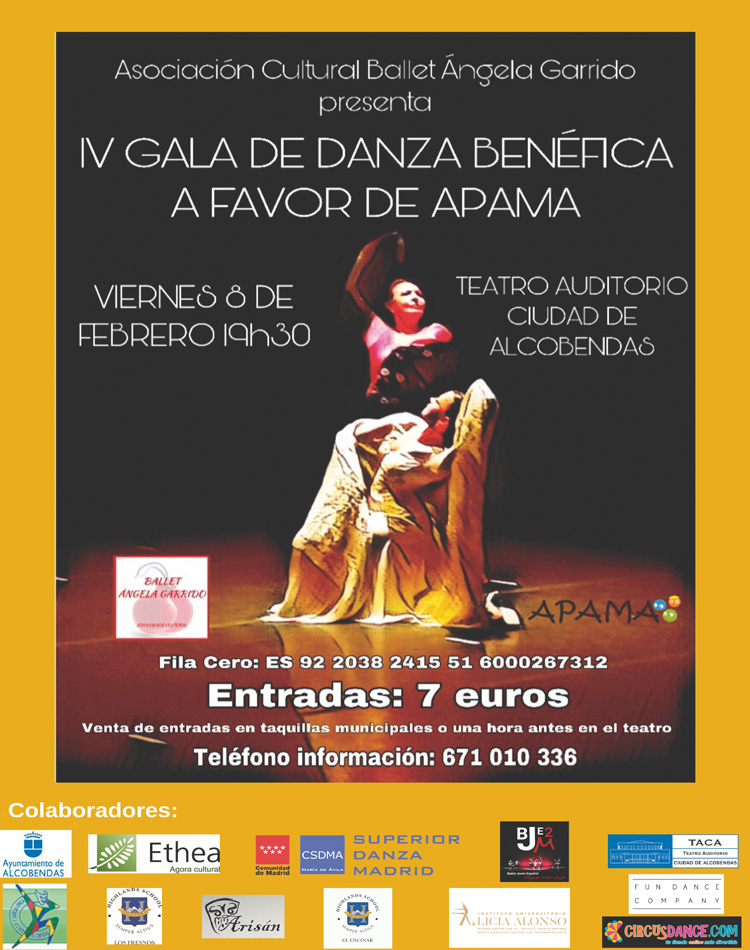 'Gala de Danza Benéfica Ángela Garrido' a beneficio de APAMA