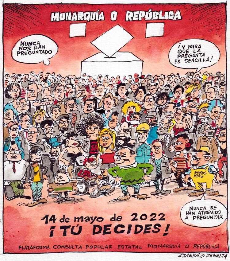 IU San Sebastián de los Reyes apoya la consulta ciudadana del próximo 14 de Mayo sobre Monarquía o República
