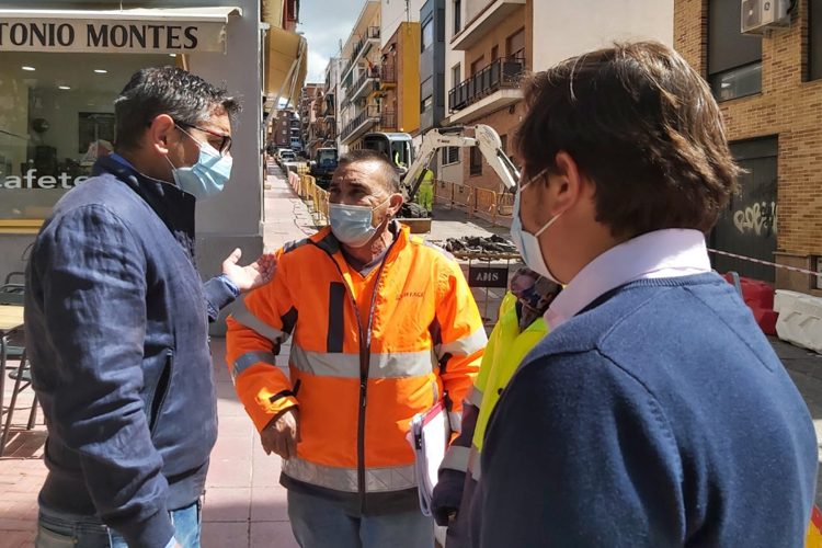 Obras de remodelación en cuatro calles del Distrito Centro de Alcobendas
 