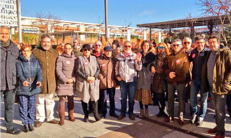 Los socialistas de Alcobendas por la defensa de las pensiones