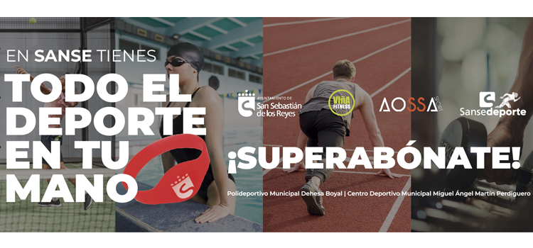 El Ayuntamiento de San Sebastián de los Reyes arranca septiembre promocionando el “Superabono Deporte” entre sus vecinos