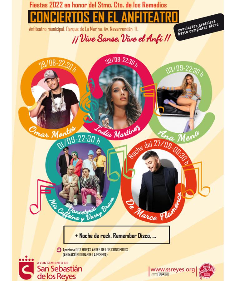 Demarco Flamenco, India Martínez, Omar Montes, Dancetería (Miss Cafeína y Varry Brava) y Ana Mena, primeros artistas confirmados para las fiestas de SanSe