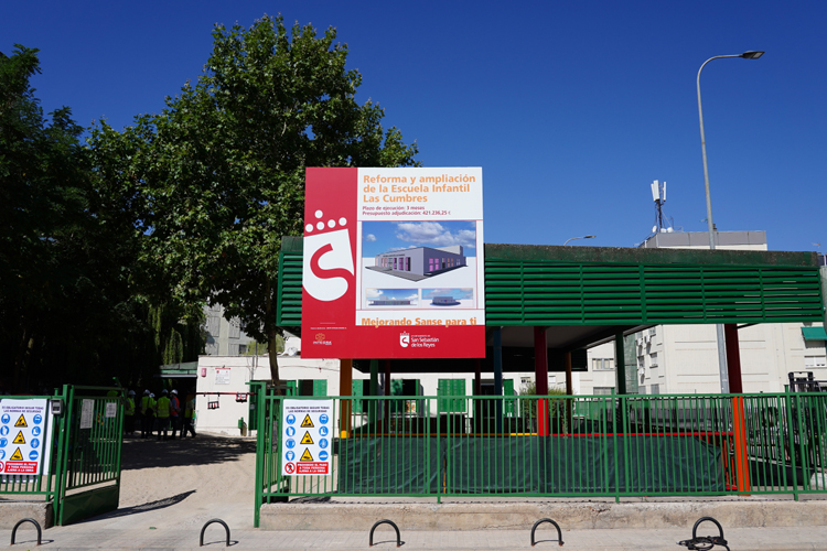 El Gobierno de Sanse dedica cerca de un millón de euros a reformar las infraestructuras escolares durante el verano