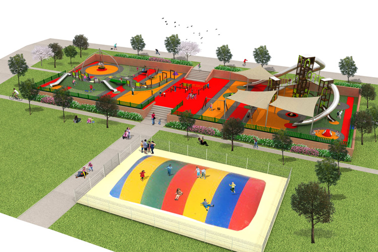 El Ayuntamiento de Sanse inicia las obras de los Parque Inclusivos de Dehesa Vieja y Tempranales