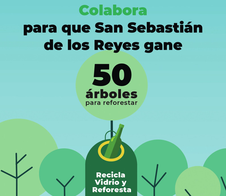 El Ayuntamiento de San Sebastián de los Reyes acepta el reto 'Reciclo y Reforesto' de Ecovidrio