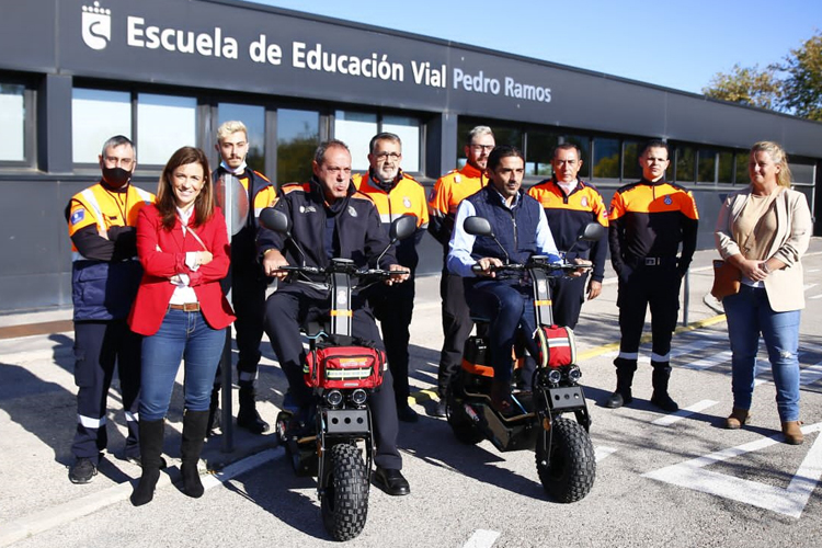 Protección Civil de San Sebastián de los Reyes pone en servicio dos escúteres eléctricos para reforzar la asistencia