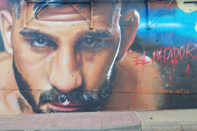 ¡Ilia Topuria ya tiene su mural en San Sebastián de los Reyes!