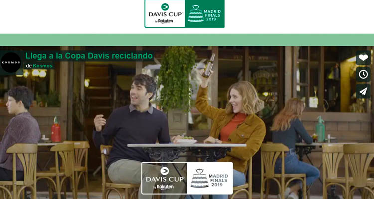Sanse premia el reciclaje con entradas gratis para la Copa Davis