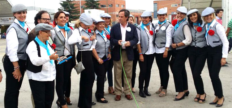 El alcalde de Alcobendas, Ignacio Gª de Vinuesa, inaugura las casetas del Recinto Ferial de San Isidro