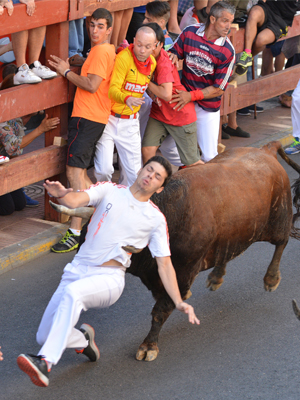 Limpio y rápido primer encierro de Sanse